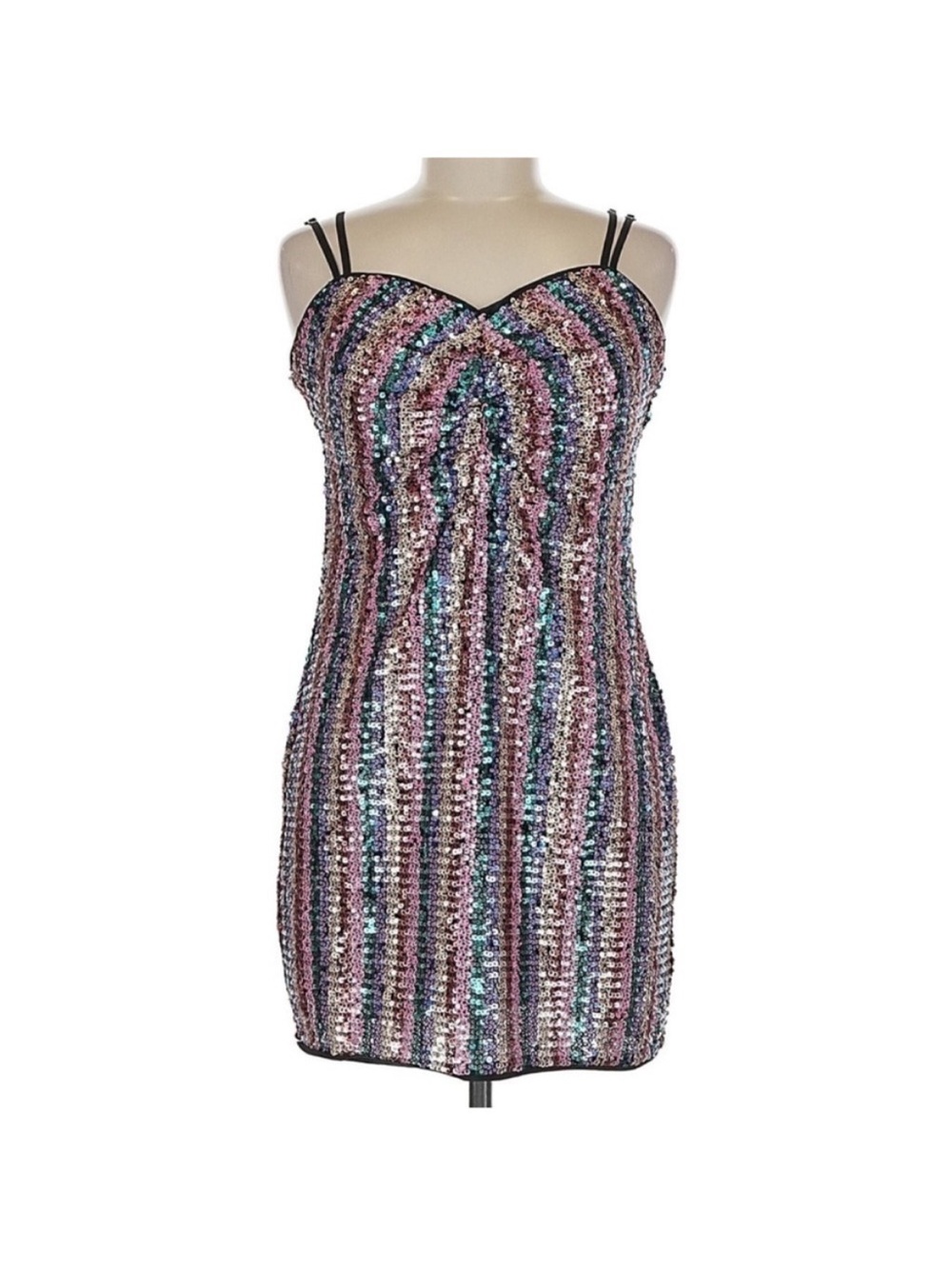 Lovers and Friends City Lights Mini Dress in Multi Sequin | REVOLVE Medium - Picture 2 of 8